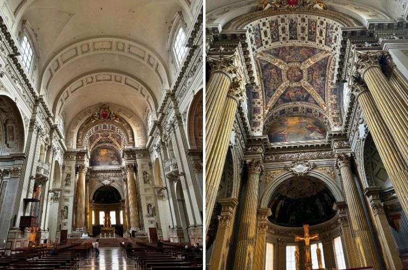 Interior of Basilica di Santo Stefano in Bologna, Italy, photo by Next Level of travel