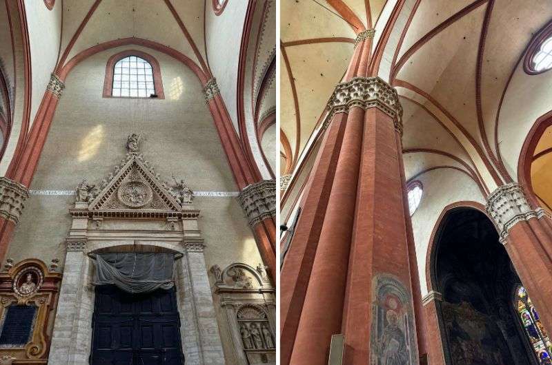 Interior of the Basilica di San Petronio in Bologna, Italy, photos by Next Level of Travel