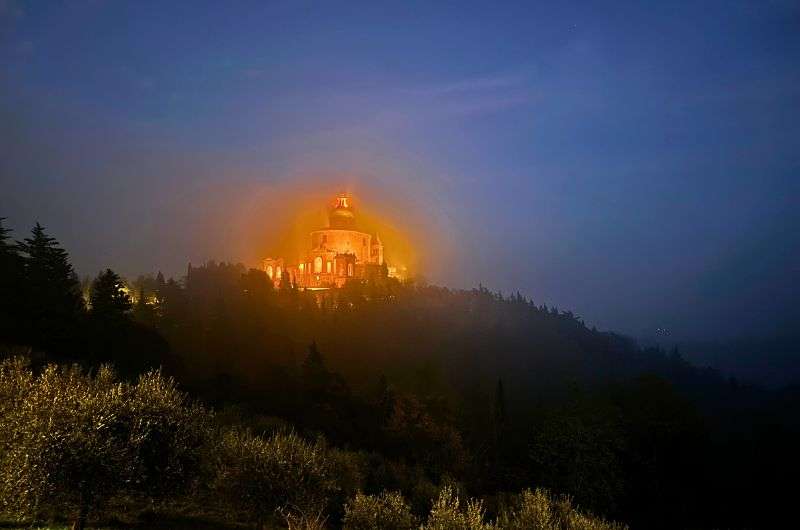 Sanctuary of San Luca in Bologna in Italy, photo by Next Level of Travel