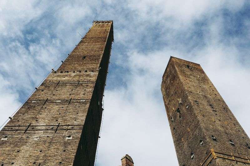 Two Towers of Bologna, Italy