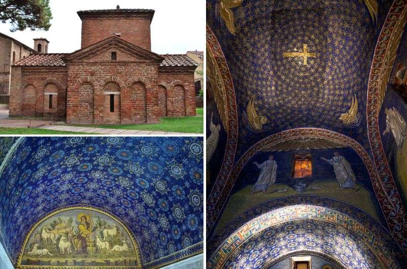 Mausoleum of Galla Placidia in Ravenna, Italy