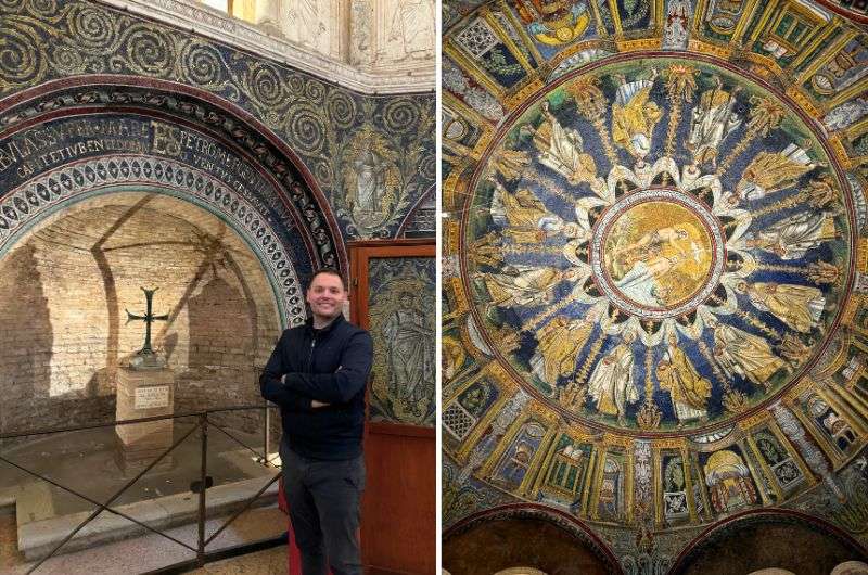 Neonian Baptistery in Ravenna, Italy, photos by Next Level of Travel