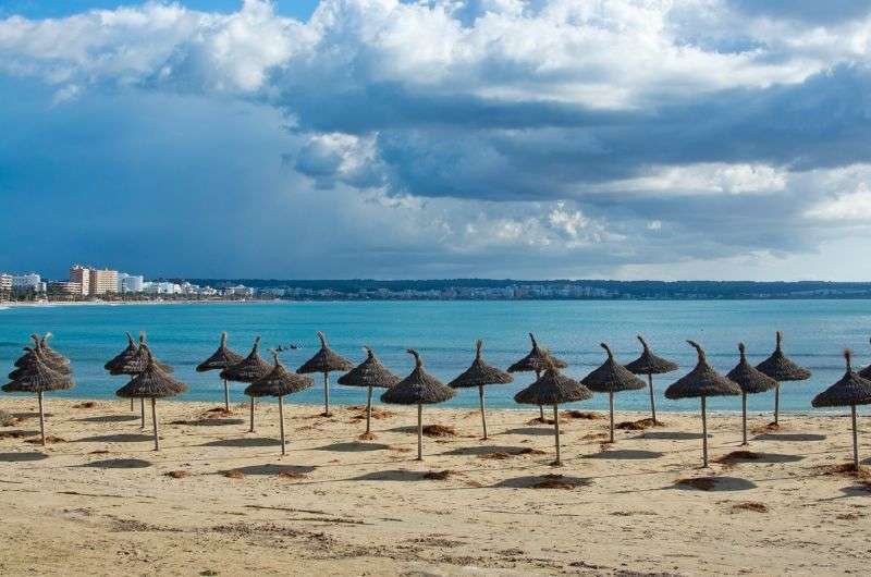 Playa de Palma in summer