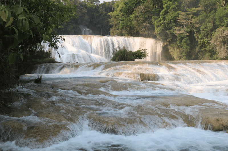 Agua Azul Waterfalls in Chiapas, Mexico 