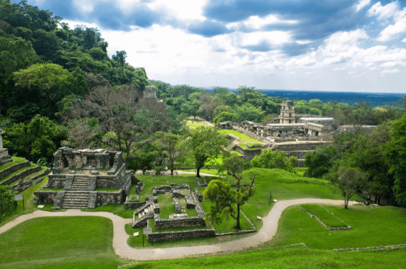 Mayan city Palenque 